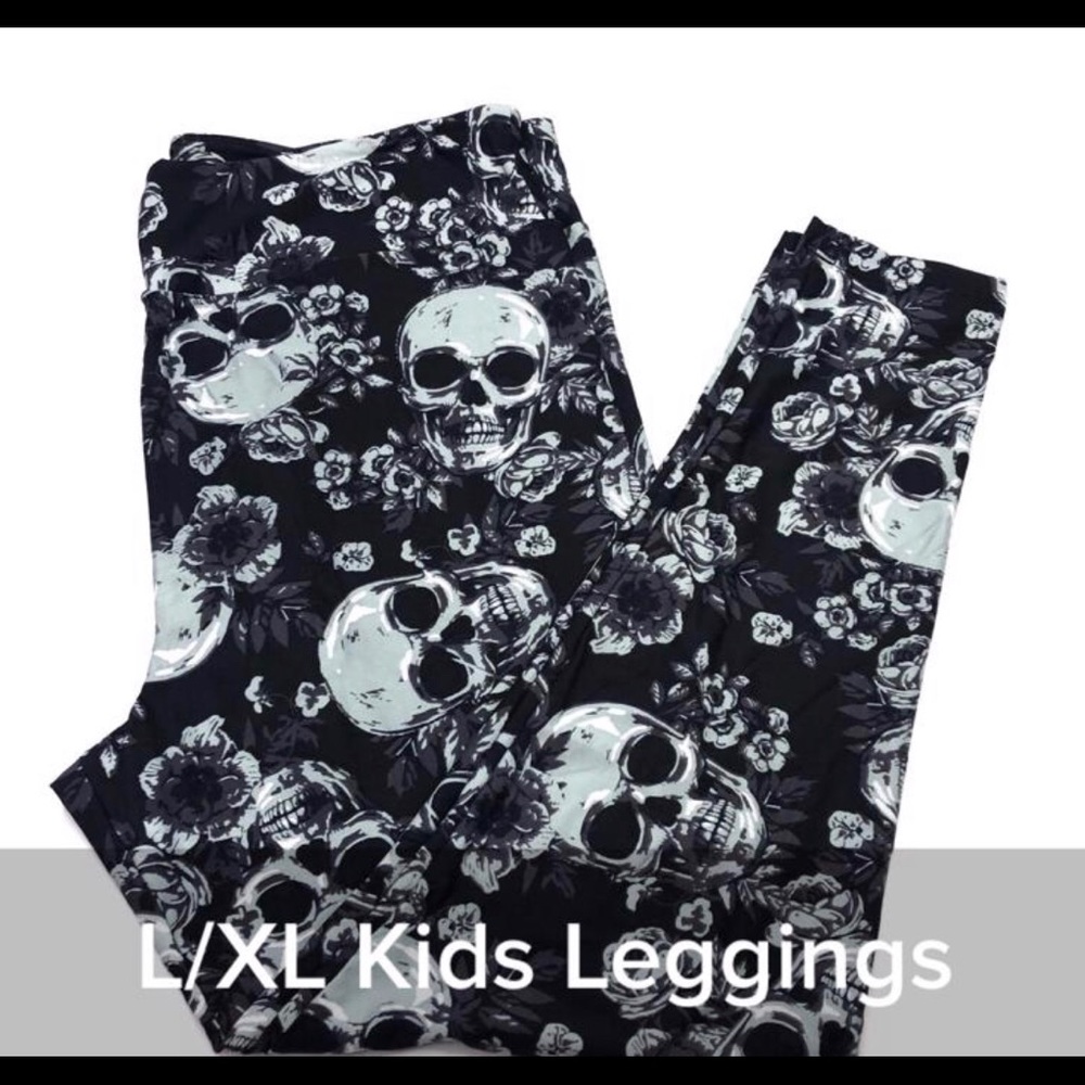 LulaRoe Kids Creepin It Real Leggings